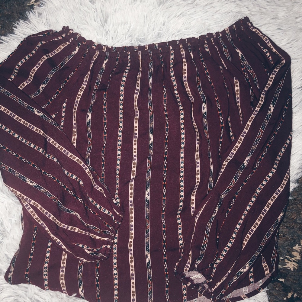 Dry goods off the shoulder shirt